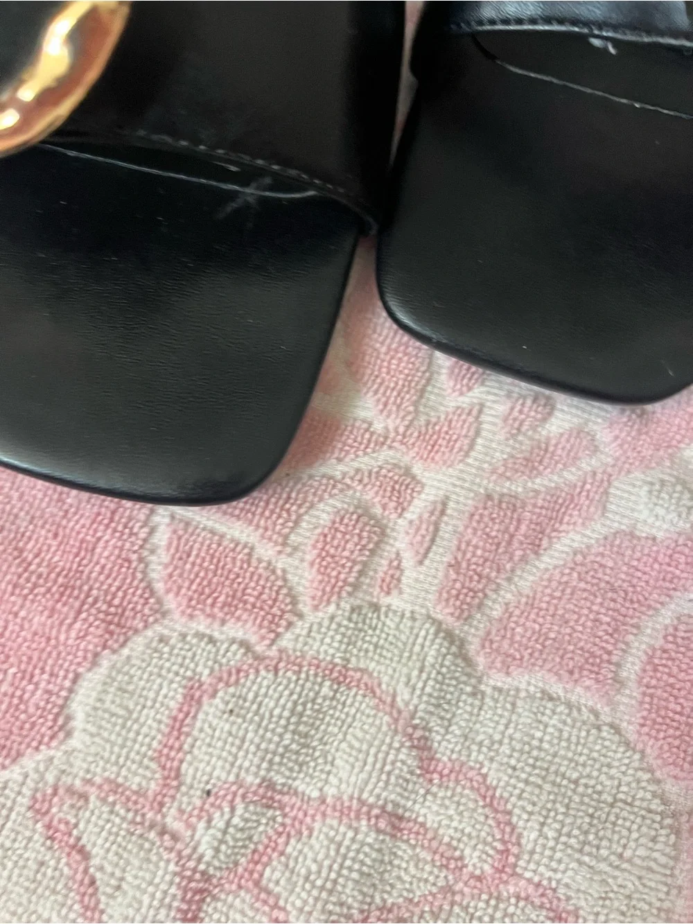 a new day Heels with Gold Buckle
